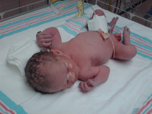 Dad on the inside taking photo