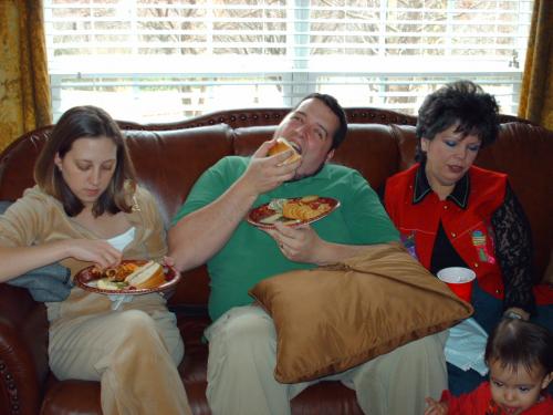 more serious eating by Abby & Jake & Judy