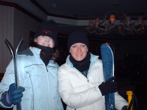 Jeniferr & Julie Goin' Skiin'