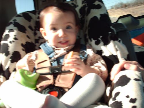 Gracie's been to see Toren be dedicated