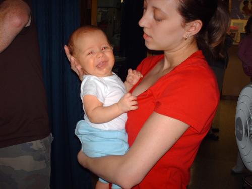 Tyler and Aunt Abby.