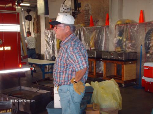 HMMMM....WHAT'S HE DOING?