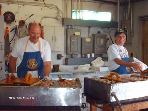 JUST HAVING A GOOD, GREASEY TIME