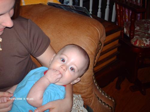 Tyler, his first mother's day