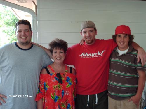 Jake, Aunt Janet, Kyle, Daniel