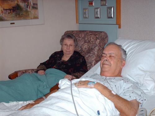 Mom and Dad, Christmas Day 2006