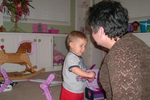 Getting make ready for Nana