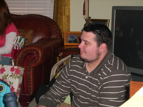 Jake, surveying the chaos