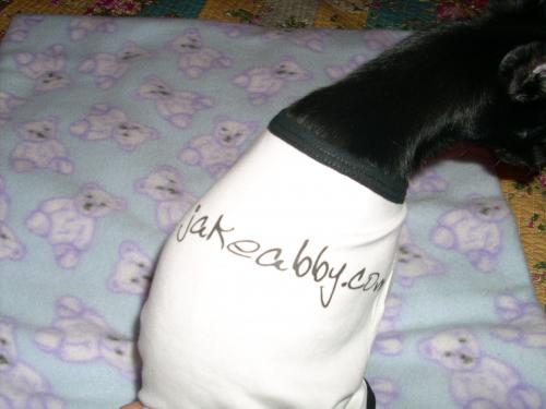 Susie is stylin in her jakeabby.com shirt