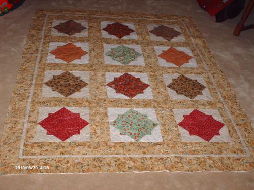 quilt made from scraps fr Daniel quilt