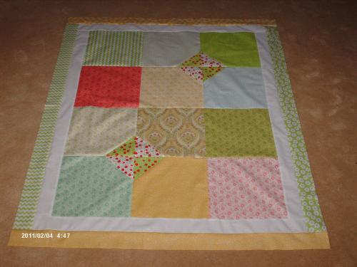 10 in square with snowball inset