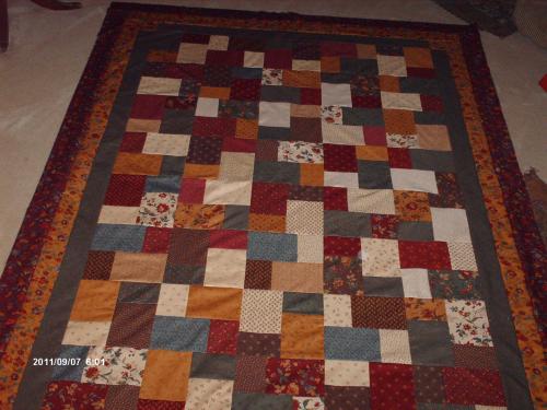 Andy's quilt finished